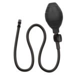CalExotics Large Weighted Silicone Inflatable Anal Plug – Black - Image 5