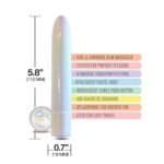 WINX Candy Cloud Rechargeable Vibrator – Iridescent Multi-Color - Image 3