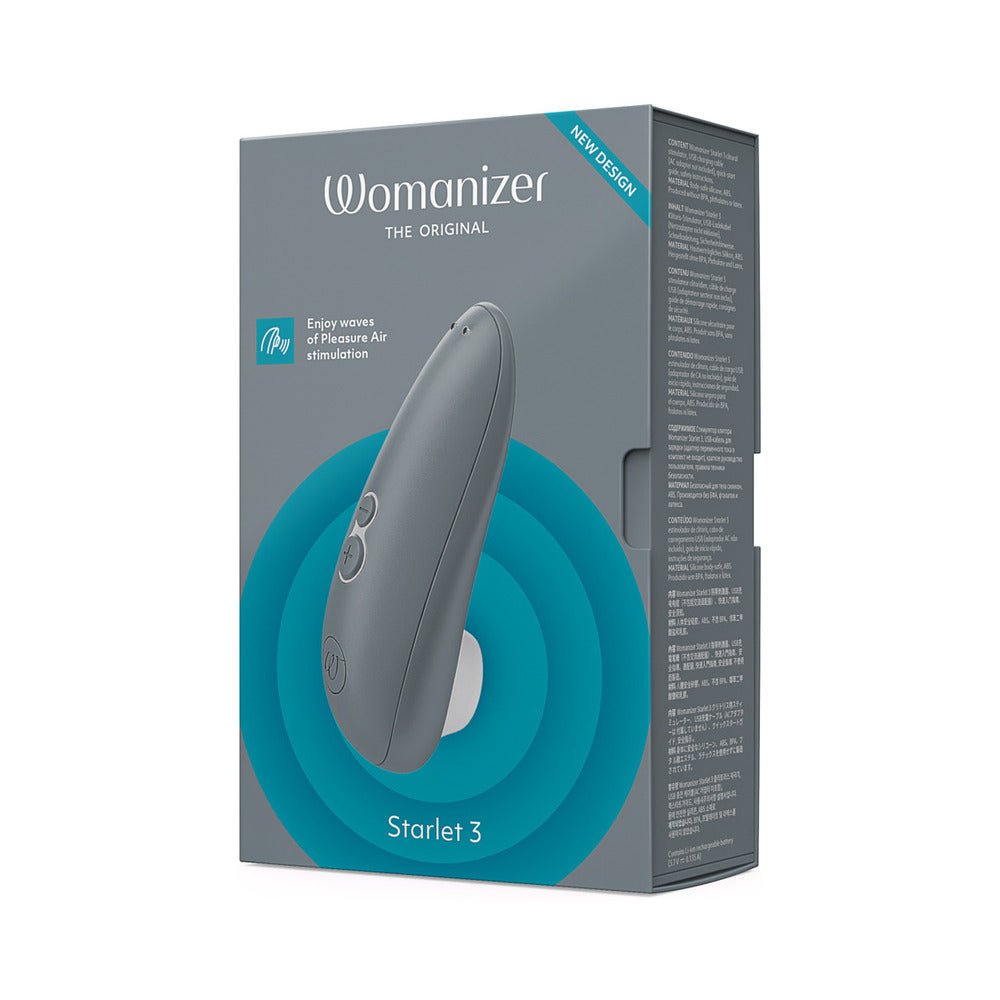 womanizer-starlet-3-rechargeable-silicone-compact-pleasure-air-clitoral-stimulator-gray Womanizer Starlet 3 Rechargeable Silicone Compact Pleasure Air Clitoral Stimulator Gray - Image 1