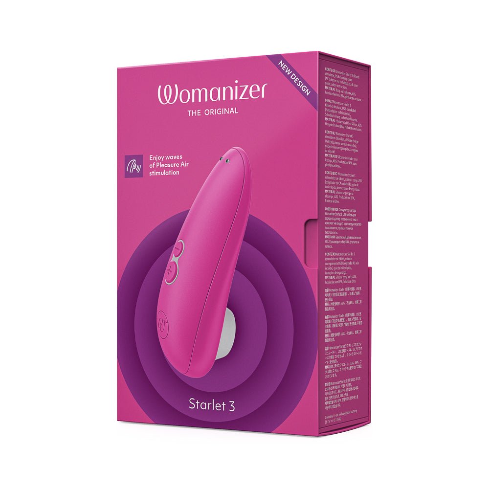 womanizer-starlet-3-rechargeable-silicone-compact-pleasure-air-clitoral-stimulator-pink Womanizer Starlet 3 Rechargeable Silicone Compact Pleasure Air Clitoral Stimulator Pink - Image 1