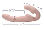 World's 1st Remote Control Inflatable Ergo-Fit Strap-on - Flesh - Image 2