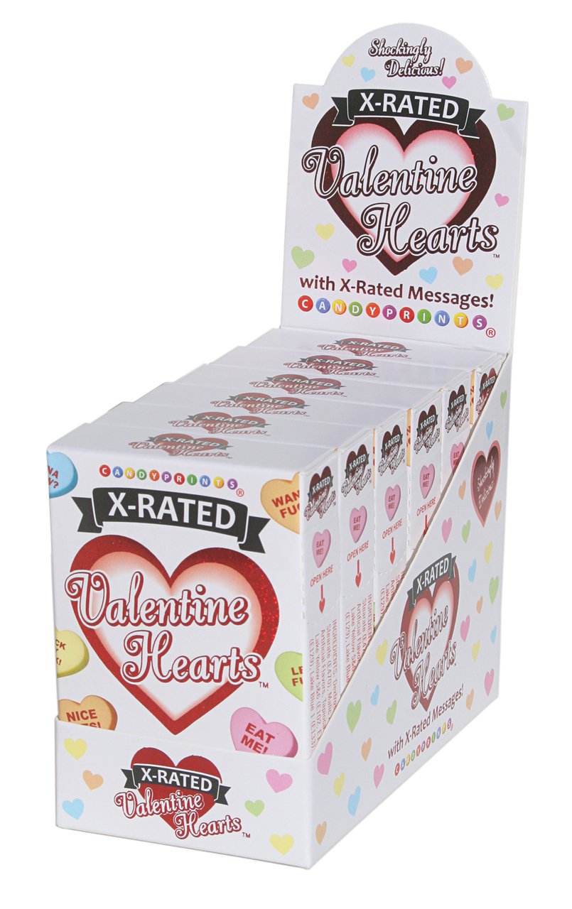 x-rated-valentines-heart-candy-6-count-display X-Rated Valentine's Heart Candy - 6 Count Display - Image 1