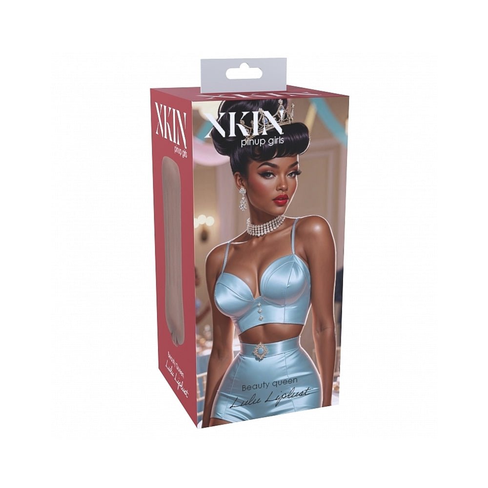 xkin-pinup-girls-lulu-liplust-stroker-brown Xkin Pinup Girls Lulu Liplust Stroker Brown - Image 1
