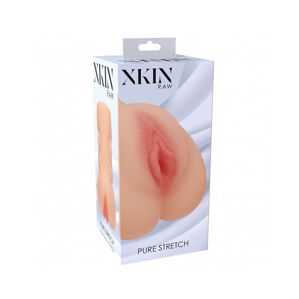 xkin-raw-pure-stretch-stroker-beige Xkin Raw Pure Stretch Stroker Beige - Image 1