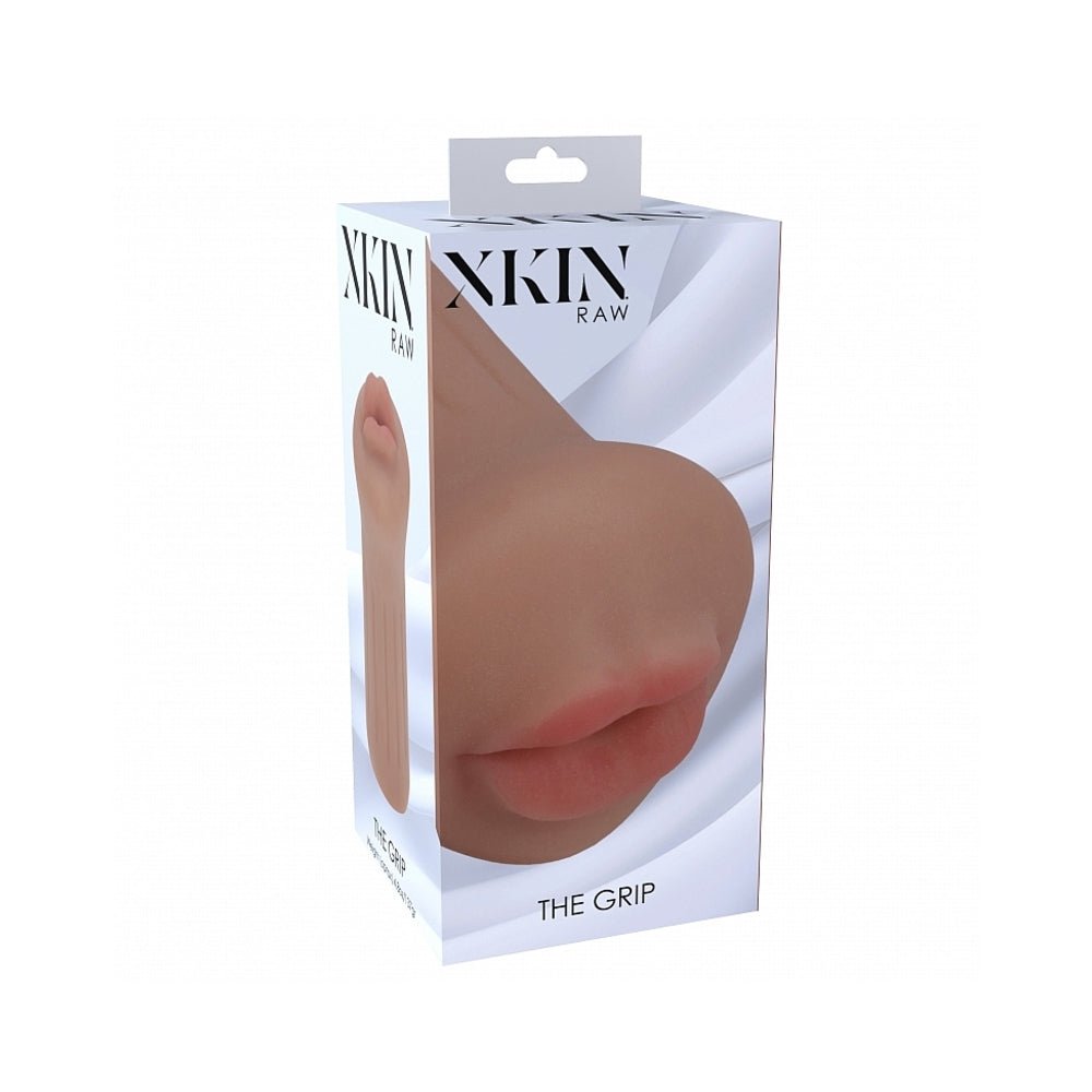 xkin-raw-the-grip-stroker-tan Xkin Raw The Grip Stroker Tan - Image 1