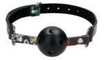 Breatheable Ball Gag - Old School Tattoo Style -  Black - Image 2