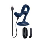 Zero Tolerance Big Time Blue Vibrating Penis Enlarger Sheath – Rechargeable - Image 10