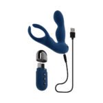 Zero Tolerance By All Means Rechargeable Prostate Vibrator with Remote Silicone Blue - Image 9