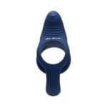 Zero Tolerance Ring Around the Rosy Rechargeable Vibrating Dual C-Ring Silicone Blue - Image 5