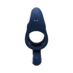 Zero Tolerance Ring Around the Rosy Rechargeable Vibrating Dual C-Ring Silicone Blue - Image 6