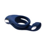 Zero Tolerance Ring Around the Rosy Rechargeable Vibrating Dual C-Ring Silicone Blue - Image 7