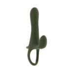 Zero Tolerance Strap Tap & Go  Rechargeable Vibrating Girth Enhancer Silicone Green - Image 6