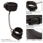 Nocturnal Collection Ankle Cuffs - Black - Image 5