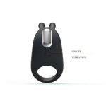 Pretty Love Rabbit Vibrator - Black - Image 2