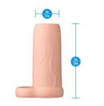 Performance 3.5 Inch Enhancement Sleeve - Beige - Image 4