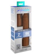 Fantasy X-Tensions Elite 8 Inch Sleeve With 2 Inch Plug - Tan - Image 3
