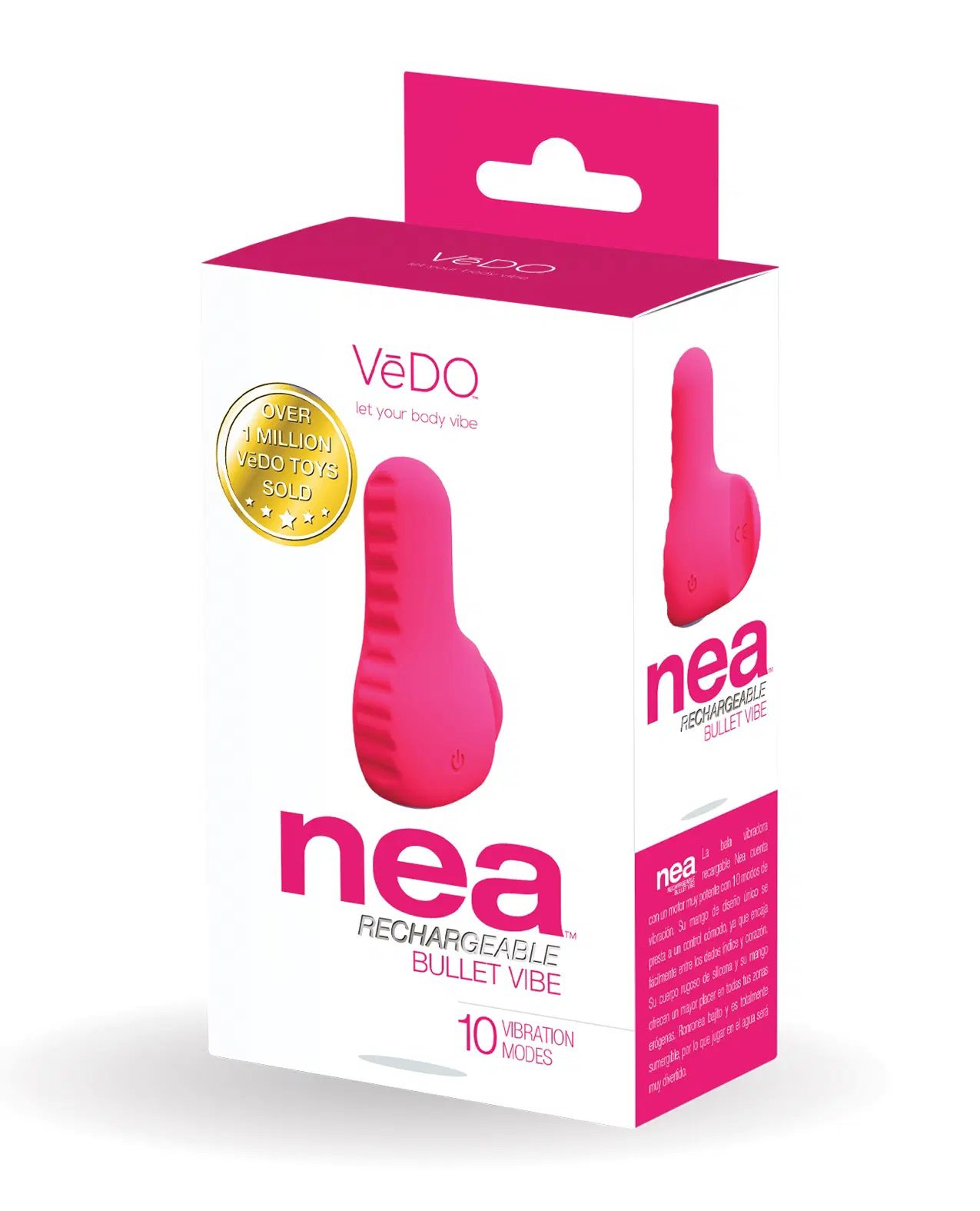 Nea Rechargeable Finger Vibe - Foxy Pink image 0 Nea Rechargeable Finger Vibe - Foxy Pink - Image 1