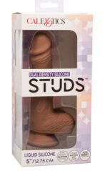 Dual Density Silicone Studs 5 Inch - Brown - Image 4