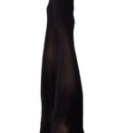 Danielle - Black Opaque Thigh High - Size B - Black
