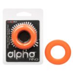 Alpha Liquid Silicone Prolong Large Ring - Orange - Image 7