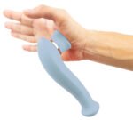 Destiny 15-Function Rechargeable Vibrating - Suction Wand - Blue - Image 4