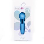 Rina Rechargeable Dual Motor Silicone 15- Function Vibrator - Blue - Image 3
