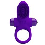 Pretty Love Vibrating Cock Ring II - Purple - Image 4