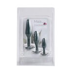 Doobies Pot Leaf Anal Trainer Silicone Set - Green - Image 3