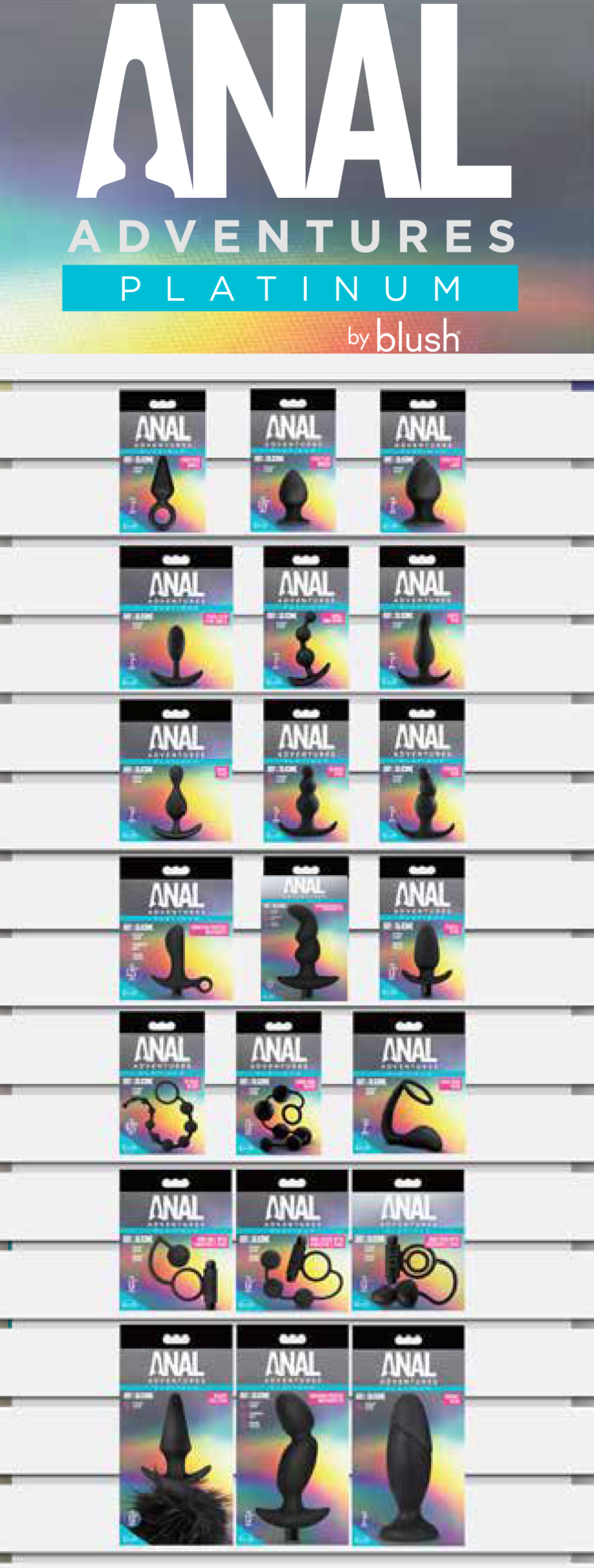 Anal Adventures Platinum Blush Savings Bundle image 0 Anal Adventures Platinum Blush Savings Bundle - Image 1