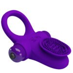 Pretty Love Vibrating Cock Ring II - Purple - Image 6
