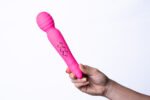 Zoe Twisty Dual Vibrating Pleasure Wand - Pink - Image 4
