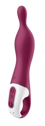 A-Mazing 1 a-Spot Vibrator - Berry - Image 2