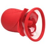 Lily Lover Sucking and Vibrating Clitoral Stimulator- Red - Image 2