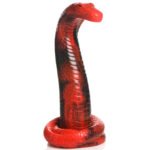 King Cobra King Cobra Silicone Dildo - Red - Image 3