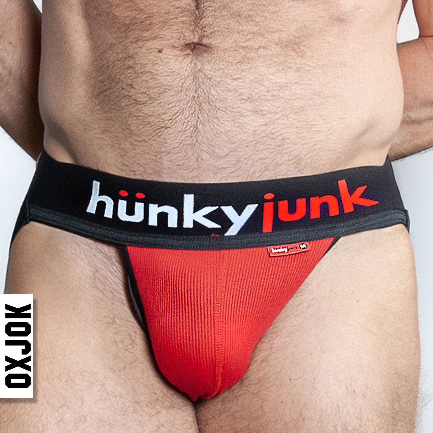 Hunker Comfy-Pouch Slider-Strap Jock Red Hot Medium image 0 Hunker Comfy-Pouch Slider-Strap Jock Red Hot Medium - Image 1