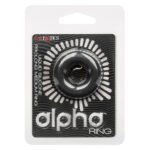 Alpha Liquid Silicone Prolong Medium Ring - Black - Image 4