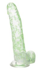 Naughty Bits I Leaf Dick Glow-in-the-Dark Weed Leaf Dildo - Glow in the Dark - Image 11