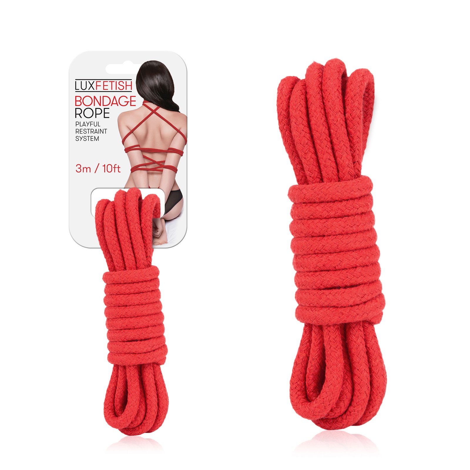 Sexy Bondage Rope 3m / 10ft - Red image 0 Sexy Bondage Rope 3m / 10ft - Red - Image 1