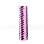 Roxie Crystal Gem Lipstick Bullet Vibrator - Pink - Image 2