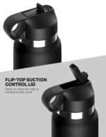 Fap Flask - Thrill Seeker - Black Bottle - Frosted - Image 6