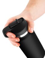 Fap Flask - Thrill Seeker - Black Bottle - Frosted - Image 5