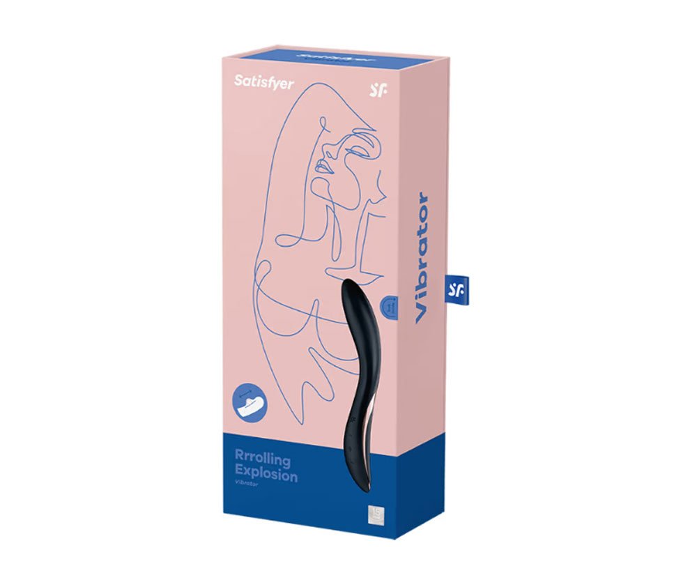 Satisfyer Rrrolling Explosion - Vibrator - Black image 0 Satisfyer Rrrolling Explosion - Vibrator - Black - Image 1