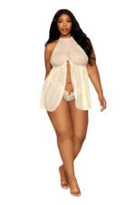 Babydoll and G-String - Queen Size - Daffodil - Image 2