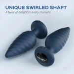Noah - App Controlled Rotating Butt Plug - Blue - Image 2
