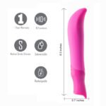 Maddie Silicone G-Spot Vibrator - Pink - Image 2