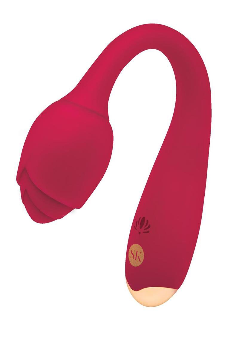 Secret Kisses Rosegasm Long Stem Flexi G-Spot Vibe Rose - Red image 0 Secret Kisses Rosegasm Long Stem Flexi G-Spot Vibe Rose - Red - Image 1