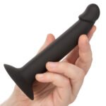 Silicone Slim Anal Stud - Black - Image 8