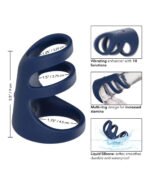 Viceroy Rechargeable Triple Cock Cage - Blue - Image 4