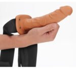 Hollow Strap-on Without Balls 8 Inch - Tan - Image 9