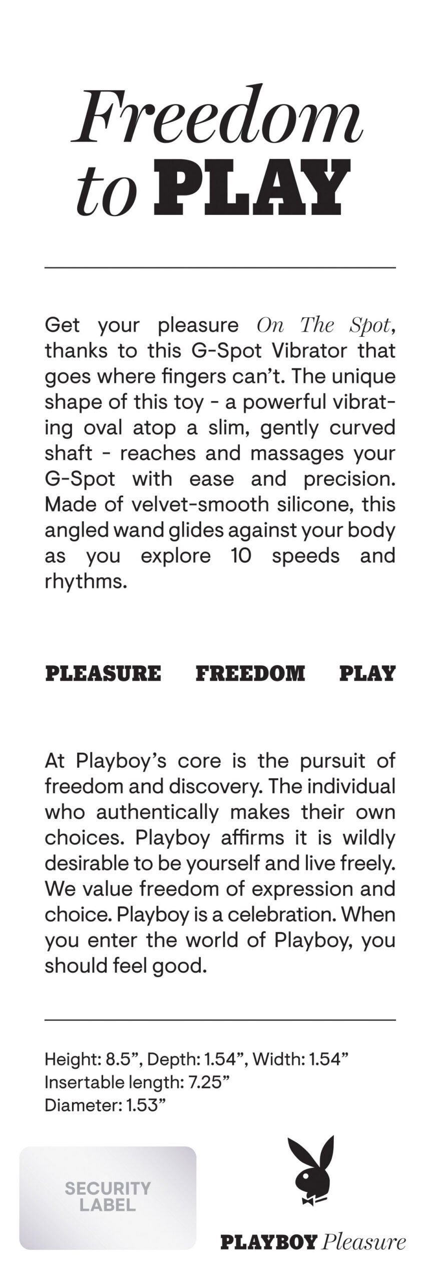 Playboy Pleasure - on the Spot - G-Spot Vibrator - Deep Teal image 0 Playboy Pleasure - on the Spot - G-Spot Vibrator - Deep Teal - Image 1